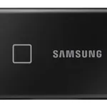 Samsung Portable SSD T7 Touch 2TB Black - External SSD with Fingerprint Security