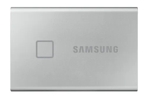 Image Samsung Portable SSD T7 Touch 500GB Silver - External SSD with Fingerprint Security