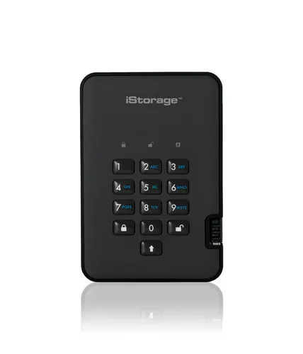 Image iStorage diskAshur² 2TB Black Portable Encrypted SSD