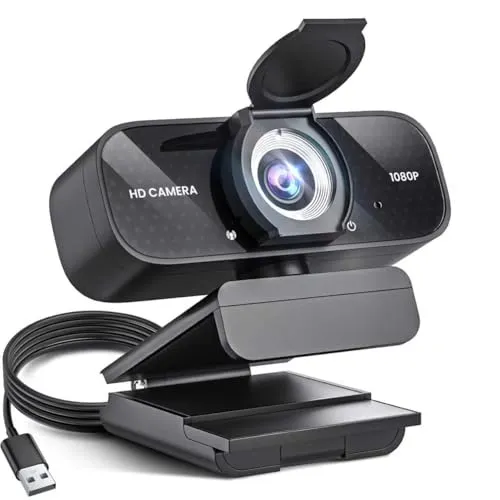 TRAUSI 1080p HD Webcam Privacy Cover