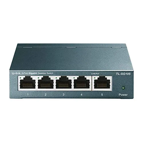 Compare NETGEAR GS305 5-Port Gigabit Switch with TP-Link TL-SG105 5-Port Gigabit Unmanaged Switch