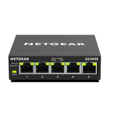 NETGEAR GS305E 5-Port Gigabit Ethernet Switch