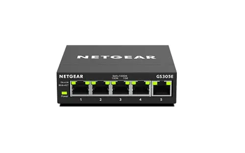Compare NETGEAR GS305 5-Port Gigabit Switch with NETGEAR GS305E 5-Port Gigabit Ethernet Switch