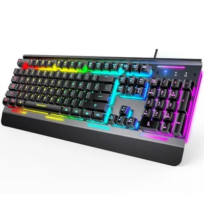 TECKNET Whisper Quiet RGB Gaming Keyboard