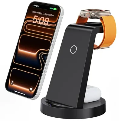 Anlmz 3-in-1 Wireless Charging Station
