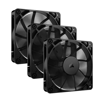 CORSAIR RS120 120mm PWM Fan Triple Pack Black