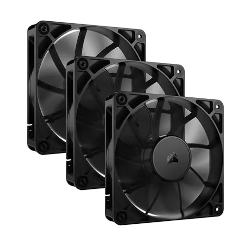 CORSAIR RS120 120mm PWM Fan Triple Pack Black