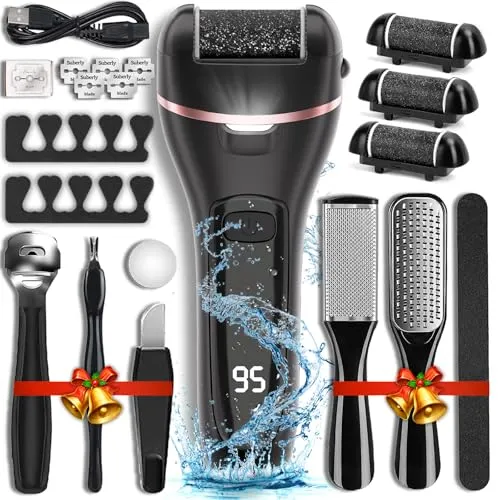 Compare Wea&Hea Electric Callus Remover 3-Roller 2-Speed with Elmchee Rechargeable Electric Foot Callus Remover