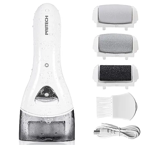 Compare PRITECH Rechargeable Electric Foot File with Dr. Scholl's Pedi Perfect Electric Callus Remover x2 Rollers