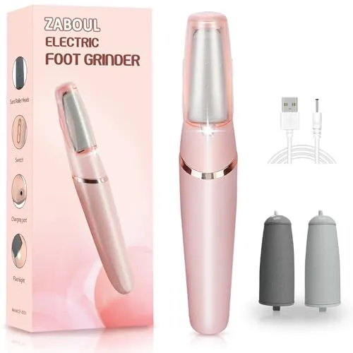 Compare Geopu Electric Callus Remover 3 Rollers with ZABOUL Electric Foot Callus Remover Rechargeable