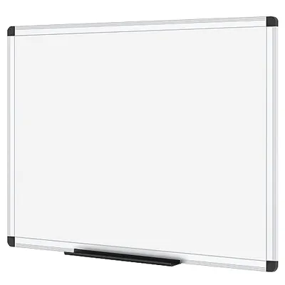 VIZ-PRO Magnetic Dry Erase Board 36x24 Silver