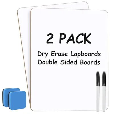 MaxGear 9x12 Double Sided Whiteboard 2-Pack