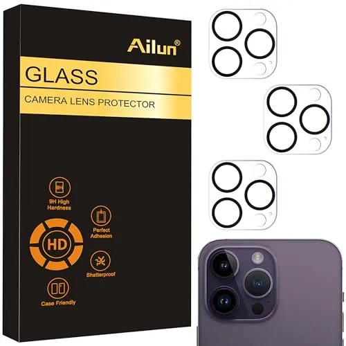 Ailun 3-Pack iPhone 16/14 Pro Max Lens Protector