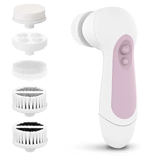 Image CLSEVXY Waterproof Facial Cleansing Brush 5-Heads