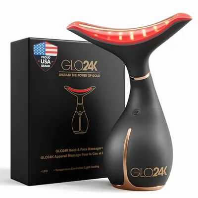 GLO24K Red Light Face Neck Device