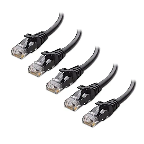 Image Cable Matters Cat 6 3ft Black Ethernet Cable