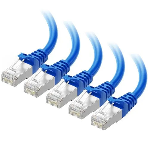 Image Cable Matters Cat 6A Shielded Ethernet 7ft Blue