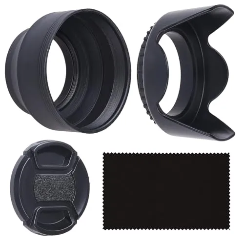 Image CamKix 58mm Rubber Tulip Lens Hood Kit