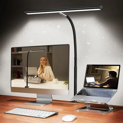 Airlonv LED Clamp Desk Lamp Black