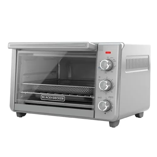 Compare BLACK+DECKER Large Air Fryer Oven with Hamilton Beach 2-in-1 Toaster Oven