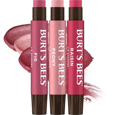 Burt's Bees Lip Shimmer Nude Trio