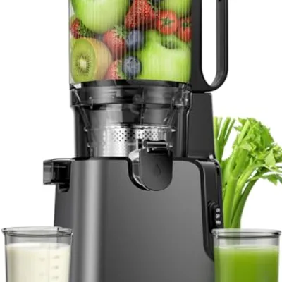 YPONE 5.8" Cold Press Masticating Juicer Gray