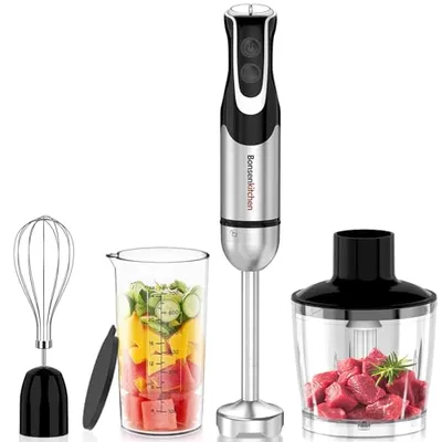 Bonsenkitchen 4-in-1 Immersion Blender