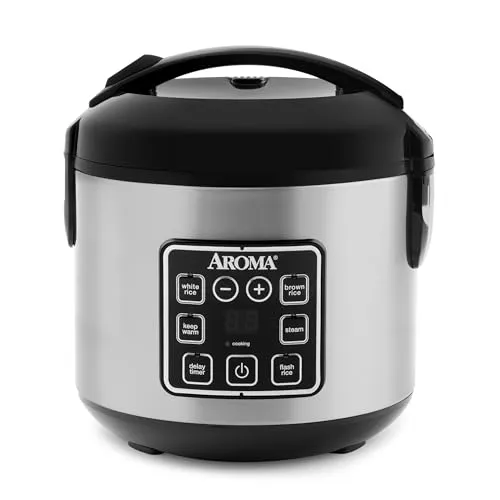 Compare Aroma ARC-914SBD 8-Cup Digital Rice Cooker with Dash Aqua Mini Rice Cooker