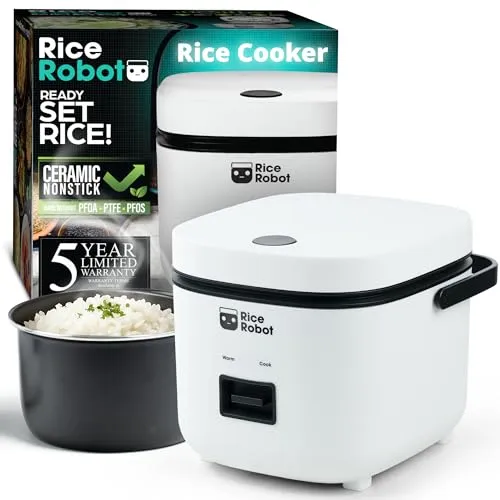 Compare EMSON Rice Robot Personal 1 Quart Cooker with Dash Aqua Mini Rice Cooker