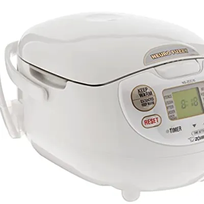 Zojirushi NS-ZCC10 5.5-Cup Rice Cooker White