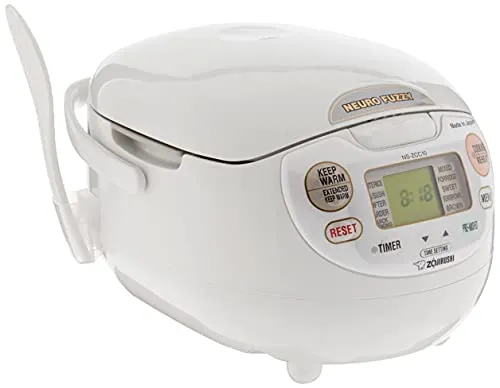 Compare Dash Aqua Mini Rice Cooker with Zojirushi NS-ZCC10 5.5-Cup Rice Cooker White