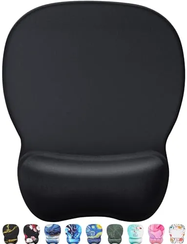 MROCO Ergonomic Gel Mouse Pad Black