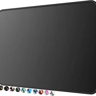 MROCO 8.5x11 Inch Black Mouse Pad