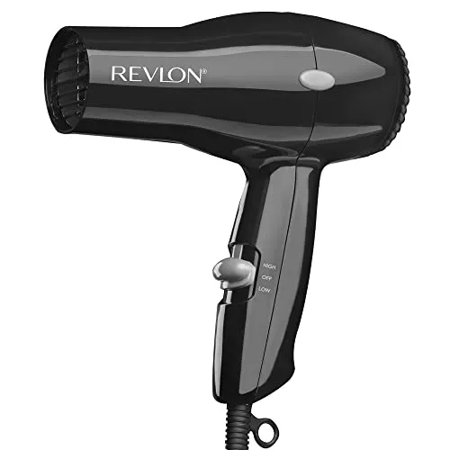 Image Revlon 1875W Compact Travel Hair Dryer Black