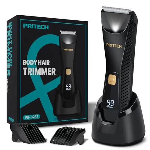 Image PRITECH Manscape Waterproof Body Hair Trimmer