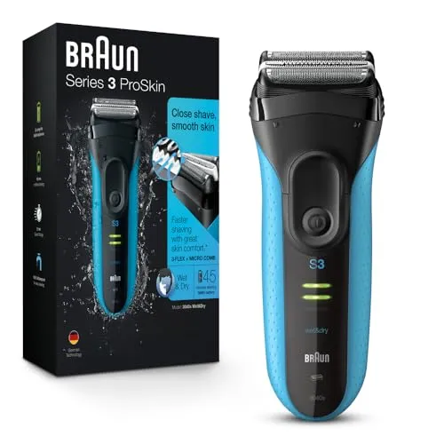 Image Braun Series 3 Wet Dry Foil Shaver Blue