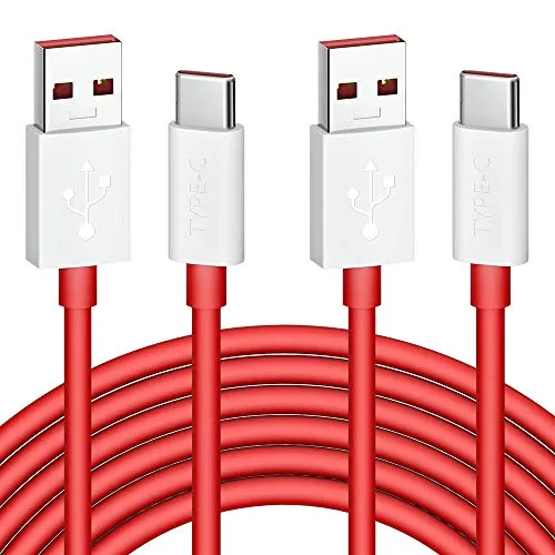 Image Jelanry USB-C Fast Charge Cable 2-Pack 6FT
