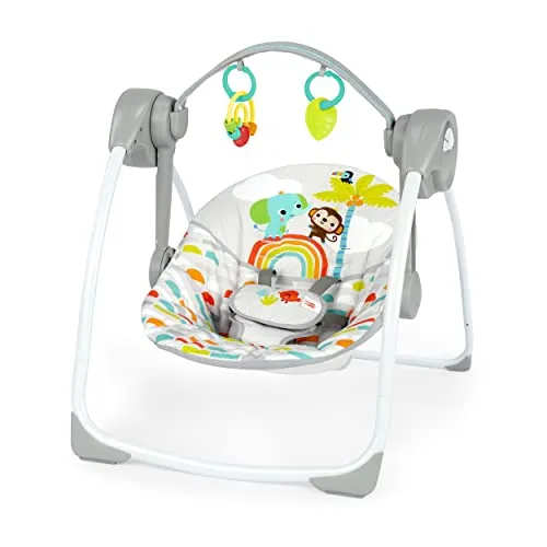 Image Bright Starts Playful Paradise Portable Baby Swing