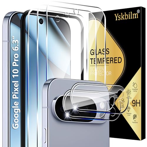 Yskbilm Pixel 10 Pro Screen Protector 6-Pack