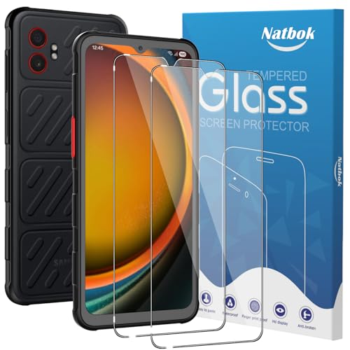 Natbok 2pk Samsung XCover7 Pro Tempered Glass