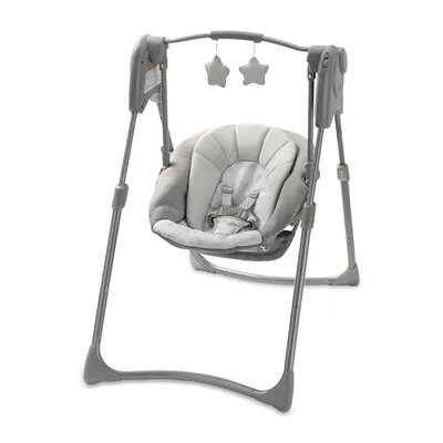 Graco Slim Spaces Compact Baby Swing Reign