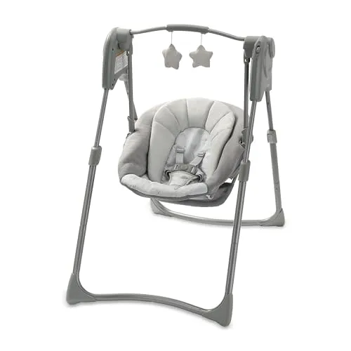 Graco Slim Spaces Compact Baby Swing Reign
