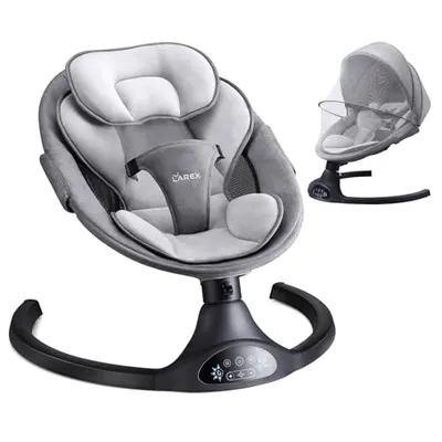 LAREX Electric Portable Baby Swing Black