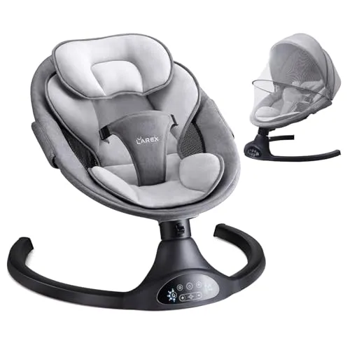 Image LAREX Electric Portable Baby Swing Black