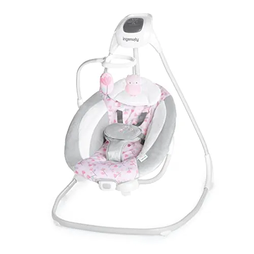Image Ingenuity SimpleComfort Baby Swing Pink Cassidy