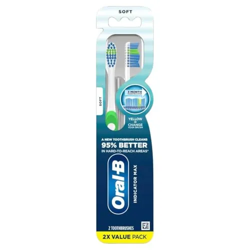 Compare Oral-B Pro Clean CrossAction Toothbrushes 6 Count with Oral-B Pro Health Soft Manual Toothbrush 2-Pack
