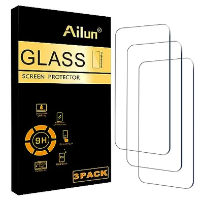 Ailun iPhone 16/15 Pro 6.1" Screen Protector 3-Pack