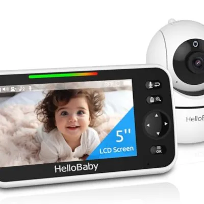 HelloBaby HB6550 5" Video Baby Monitor