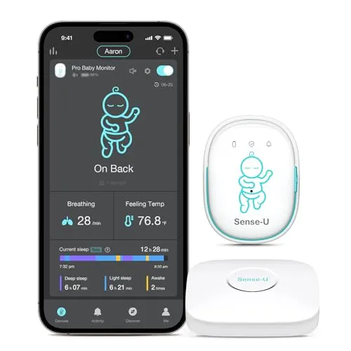Compare HelloBaby HB6550 5" Video Baby Monitor with Sense-U Pro Baby Monitor
