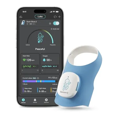 Sense-U Smart Sock Shoe 2 Baby Monitor 1-12 Months